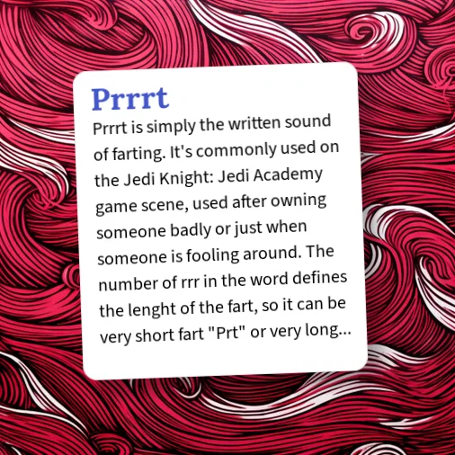 Pzprrt Urban Dictionary: Prrrt