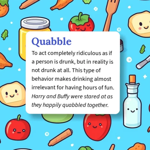 Quibble Example Urban Dictionary: Quabble