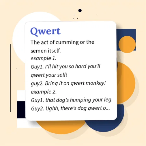 Qewert Urban Dictionary: Qwert