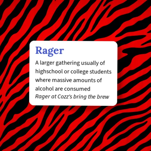 Urban Dictionary: Rager