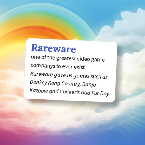 Rareware Building Urban Dictionary: Rareware