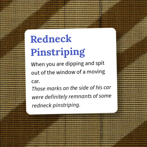 Urban Dictionary: Pinstriping