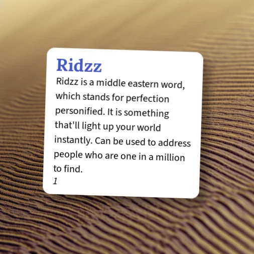 Name Ridz Urban Dictionary: RUDZZ