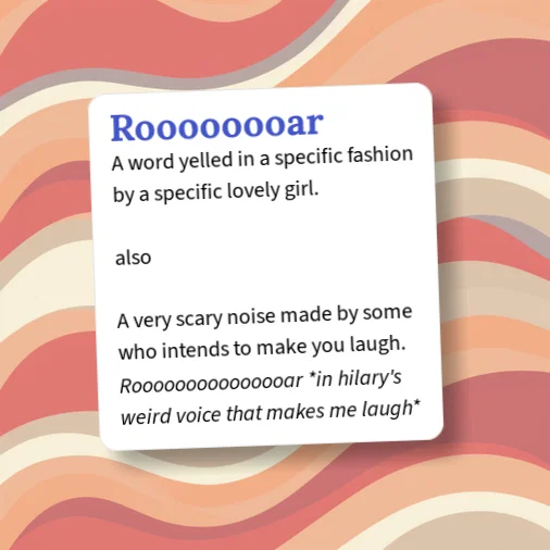The Rooooooooook Urban Dictionary: Roooooooar