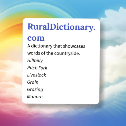 Words Describing Rural Urban Dictionary: RuralDictionary.com