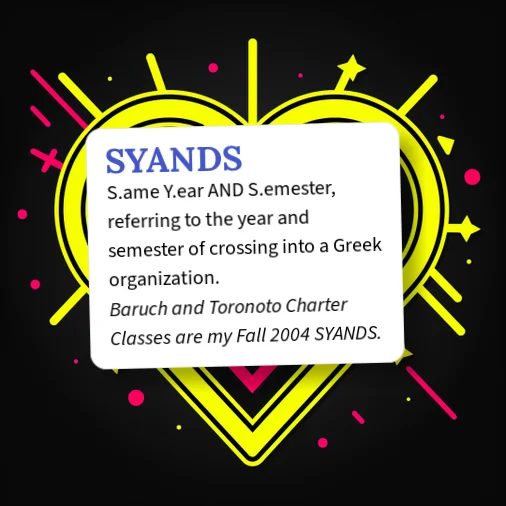 Syans Urban Dictionary: SYANDS