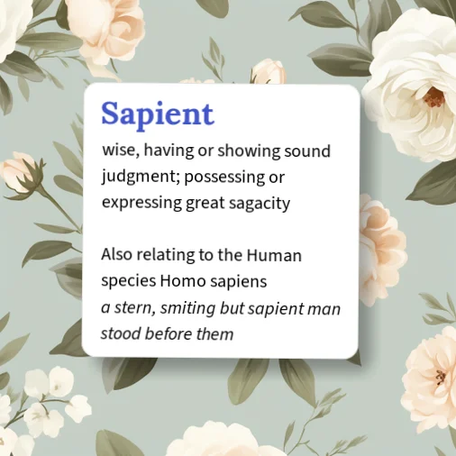 Urban Dictionary: Sapient