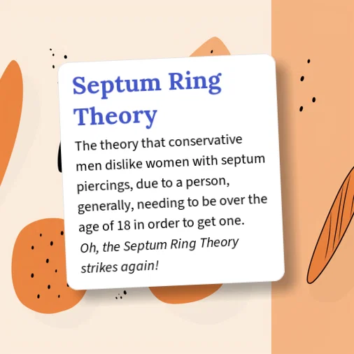 Urban Dictionary: Septum Ring Theory
