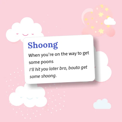 Shlonga Urban Dictionary: Shoong