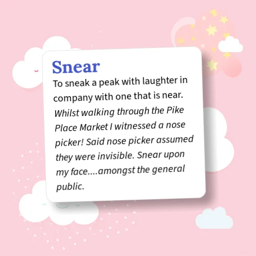 Urban Dictionary: Snear