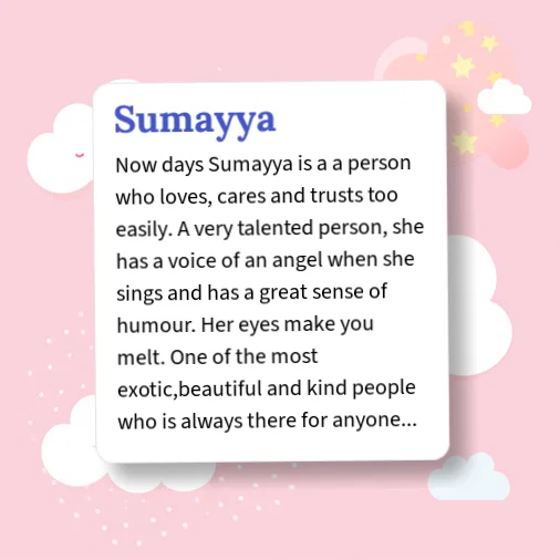 Sumayya Sticker Urban Dictionary: Sumayya