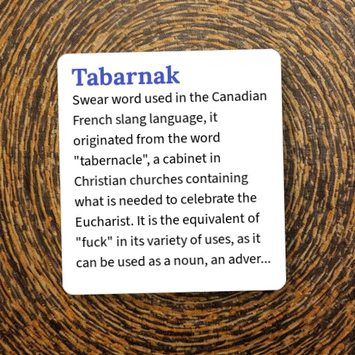 Tabarnac Urban Dictionary: Tabarnak