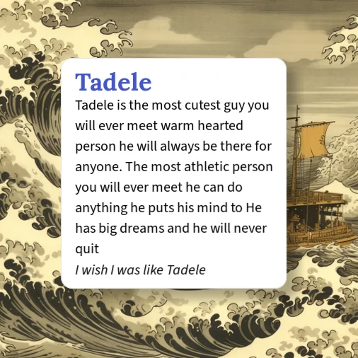 Tadele Iom Urban Dictionary: Tadele
