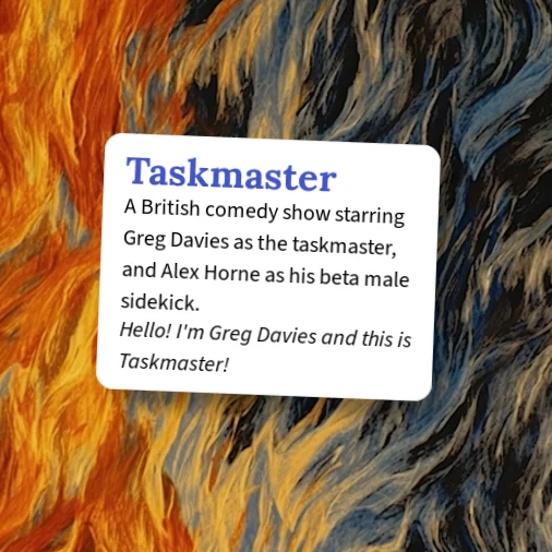 Taskmaster Examples Urban Dictionary: Taskmaster
