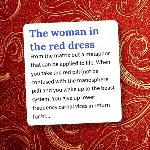 Urban Dictionary: The woman in the red dress Urban Dictionary: The woman in the red dress