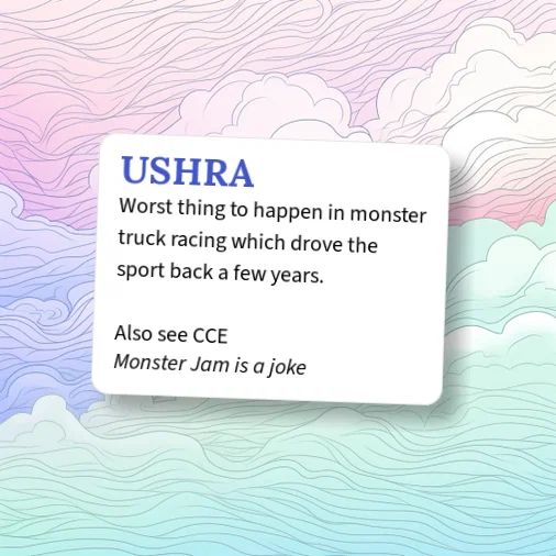 Ushra Sticker Urban Dictionary: USHRA
