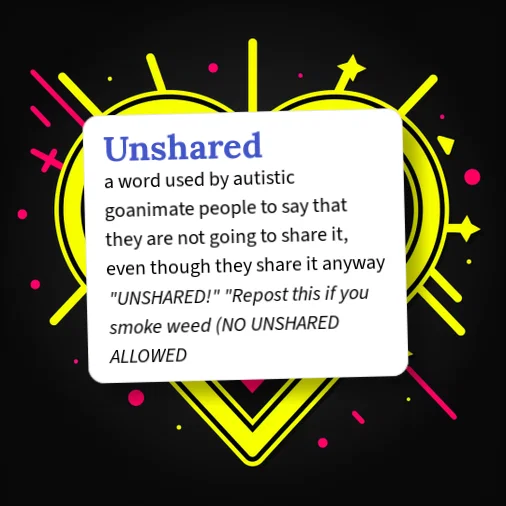 Unshared Word Urban Dictionary: Unshared