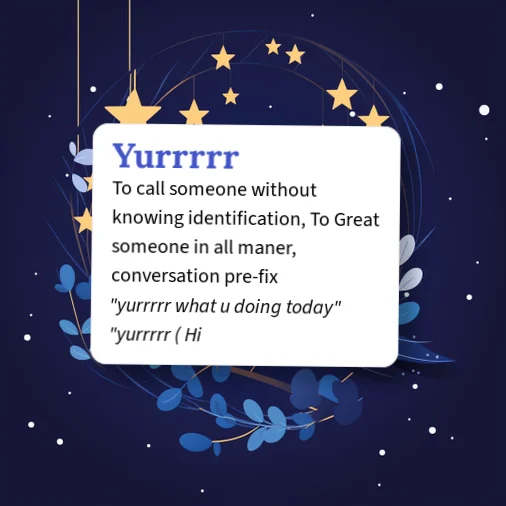 Yurrr Sticker Urban Dictionary: Yurrrrr