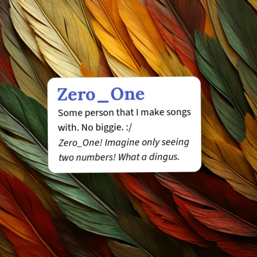 Urban Dictionary: zero one