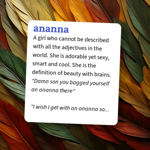 Ananna R&b Urban Dictionary: ananna
