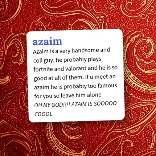 Azaim Ag Urban Dictionary: azaim