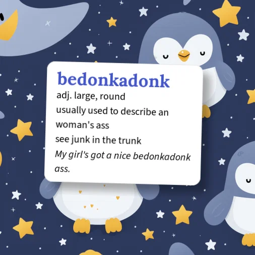 Badunka Urban Dictionary: bedonkadonk