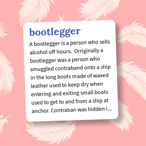 Bootlegger Definition Urban Dictionary: bootlegger