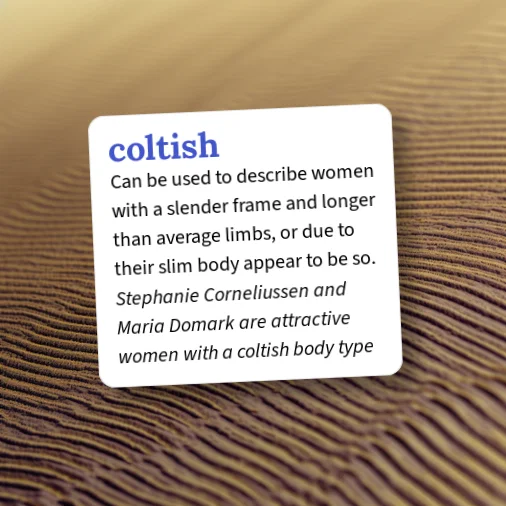 Coltish Frame Urban Dictionary: Coelti