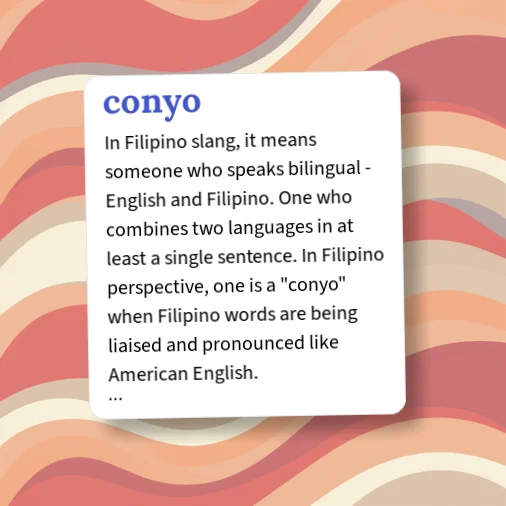 Urban Dictionary: conyo
