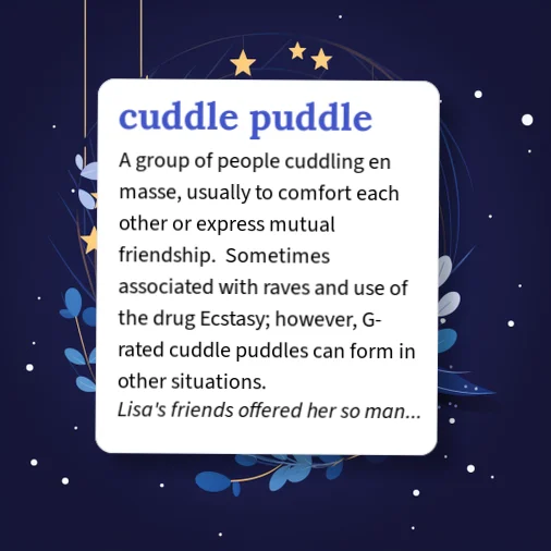 Urban Dictionary: cuddle-puddle