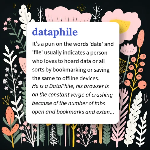 Dataphile Examples Urban Dictionary: dataphile