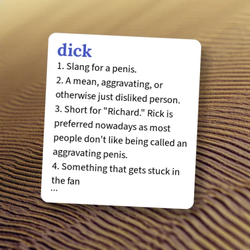 Dicky Definition Urban Dictionary: dick