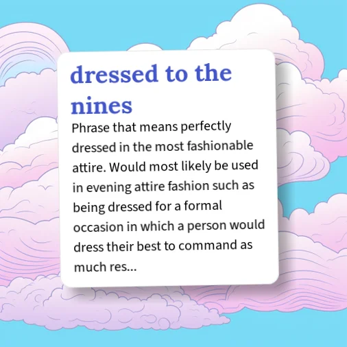 Urban Dictionary: dressed to the nines Urban Dictionary: dressed to the nines