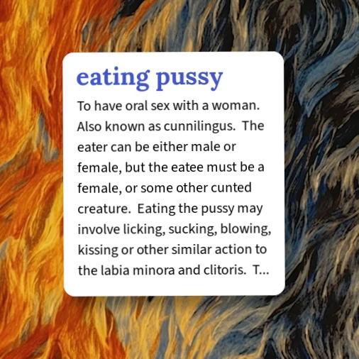 Urban Dictionary: eating pussy Urban Dictionary: eating pussy