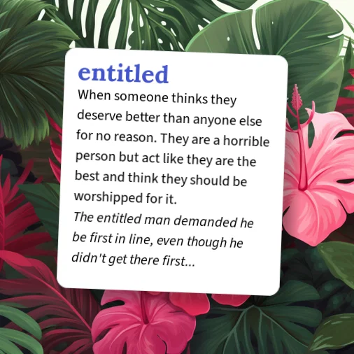 Entitled Word Urban Dictionary: entitled