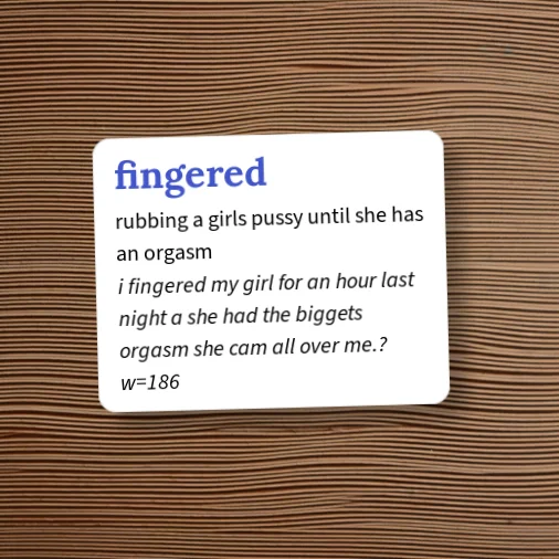 Urban Dictionary Fingered Urban Dictionary Fingered