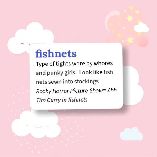 Fishnet Slang Urban Dictionary: fishnets