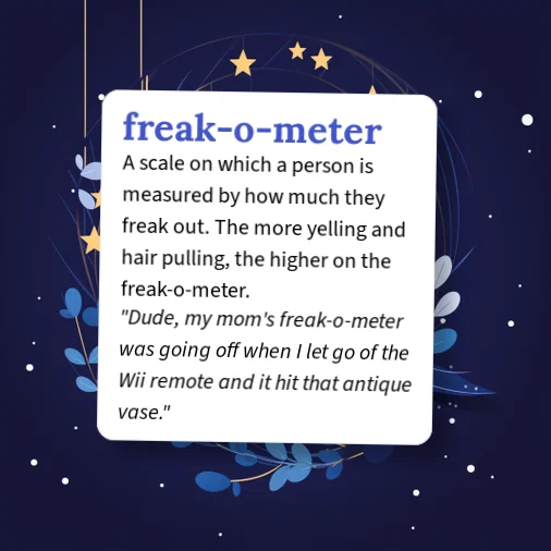 Freakometer Urban Dictionary: freak-o-meter