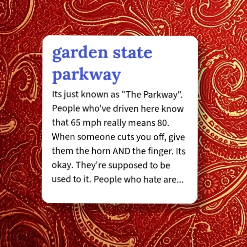 Urban Dictionary: parkway gardens