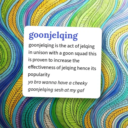 Goon Example Urban Dictionary: goonjelqing