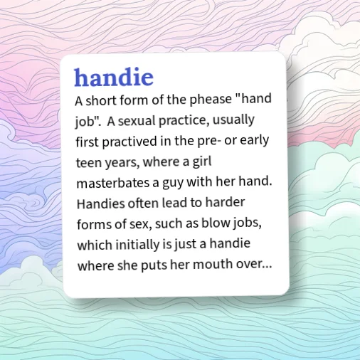 Handily Urban Dictionary: handie
