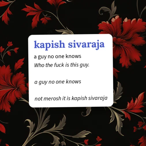 Kapish Urban Dictionary: Kapish's
