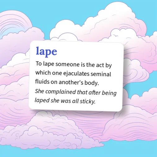 Lape Urban Dictionary: lape