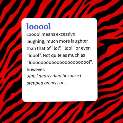 Looooooooooooooooooooool Urban Dictionary: looool