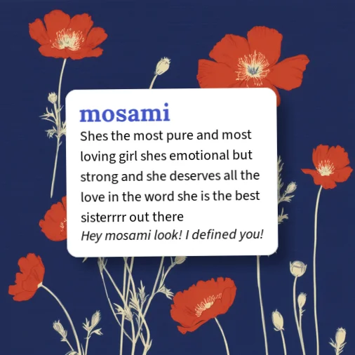 Urban Dictionary: mosami