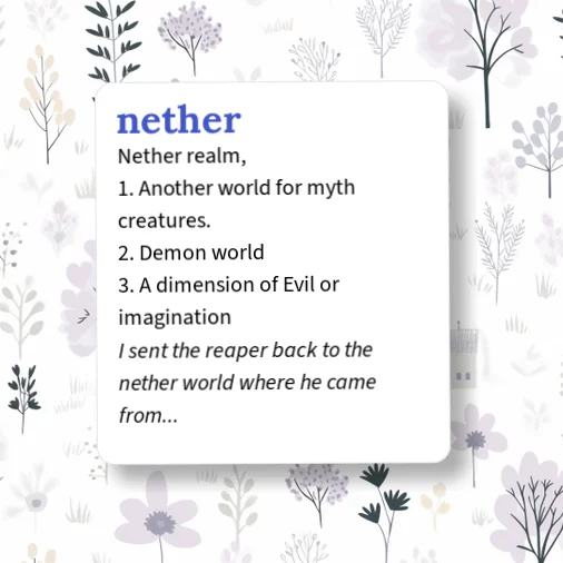 Nether Definition Urban Dictionary: nether