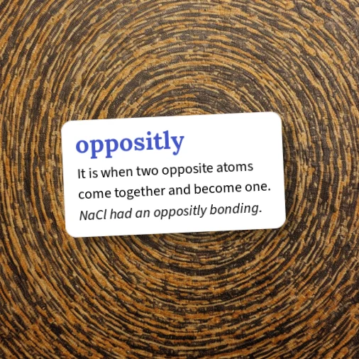 Opsit Urban Dictionary: oppositly