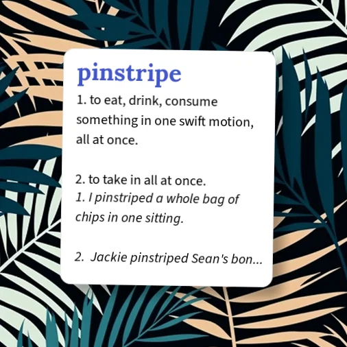Urban Dictionary: pinstripe