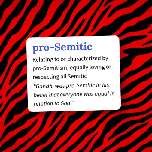 Proseminic Urban Dictionary: pro-Semitic