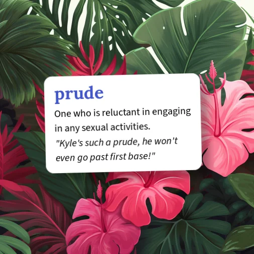 Pruded Urban Dictionary: prude